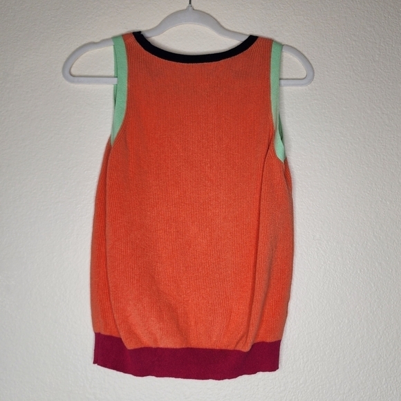 LOFT Color Block Sweater Vest M - Picture 2 of 6